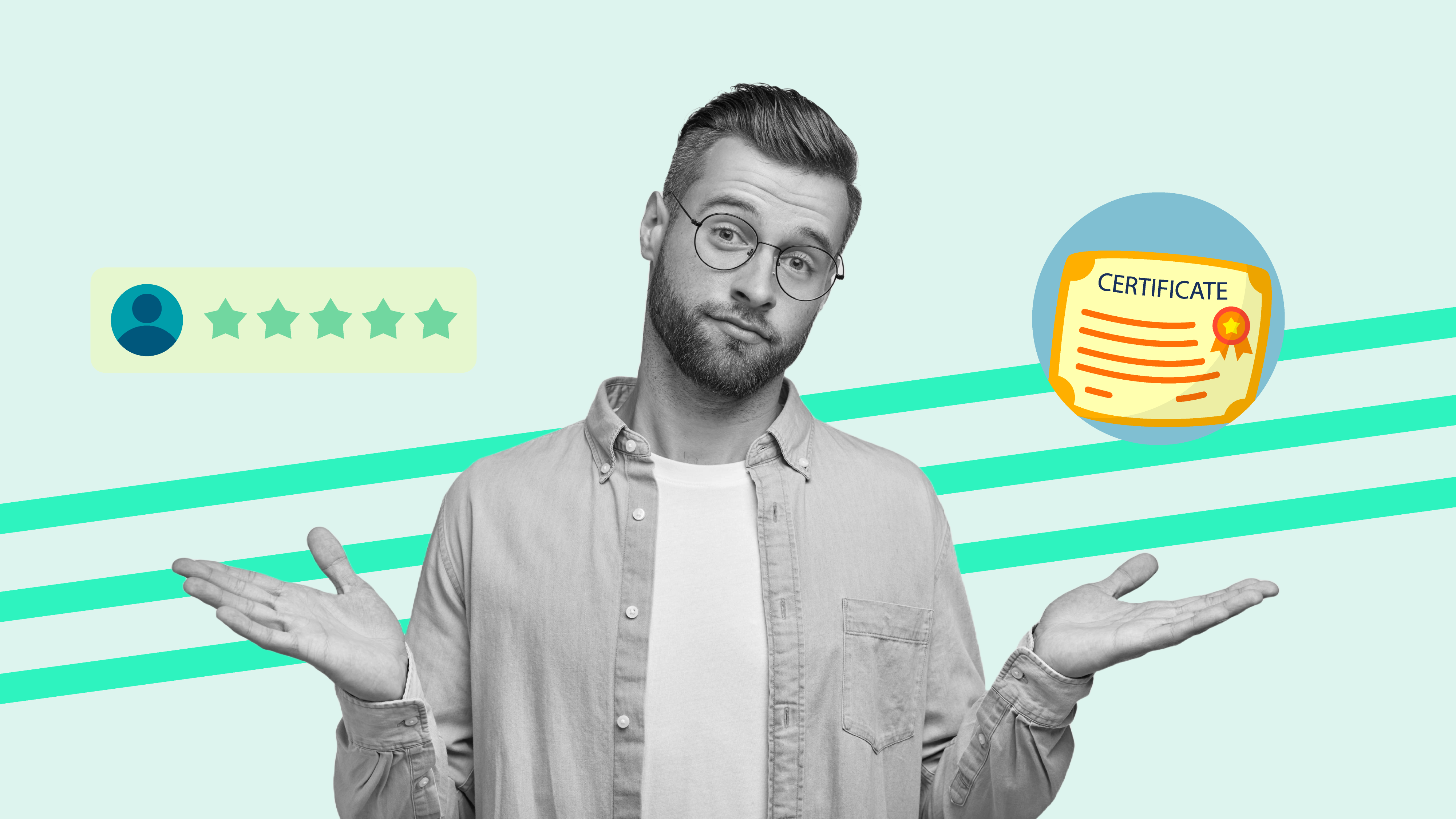 An app tester weighs up his high ratings which help to maximise his income